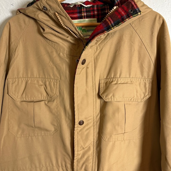 Eastern Mountain Sports Other - EMS Eastern Mountain Sport Wool Lined Hooded Parka Tan Men’s L Vintage